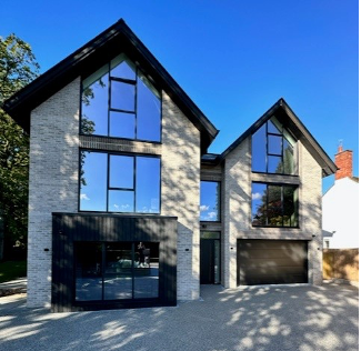 Finished S3 developments refurbishment, front of building